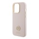 Husa pentru iPhone 15 Pro - Guess Silicone Logo Strass 4G (GUHCP15LM4DGPP) -  Light Pink