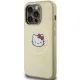 Husa pentru iPhone 15 Pro - Hello Kitty Hardcase Leather Kitty Head MagSafe (HKHMP15LPGHCKD) - Gold Husa pentru iPhone 15 Pro - Hello Kitty Hardcase Leather Kitty Head MagSafe (HKHMP15LPGHCKD) - Gold