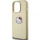Husa pentru iPhone 15 Pro - Hello Kitty Hardcase Leather Kitty Head MagSafe (HKHMP15LPGHCKD) - Gold Husa pentru iPhone 15 Pro - Hello Kitty Hardcase Leather Kitty Head MagSafe (HKHMP15LPGHCKD) - Gold