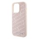 Husa pentru iPhone 15 Pro - Karl Lagerfeld Diagonal Quilted K Pattern (KLHCP15LPQKPMP) - Pink