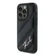 Husa pentru iPhone 15 Pro - Karl Lagerfeld Diagonal Quilted Script (KLHCP15LPQDSMGK) - Black Husa pentru iPhone 15 Pro - Karl Lagerfeld Diagonal Quilted Script (KLHCP15LPQDSMGK) - Black