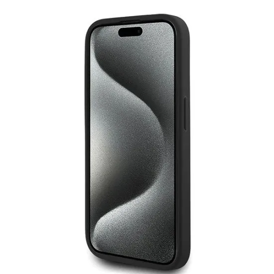 Husa pentru iPhone 15 Pro - Karl Lagerfeld Diagonal Quilted Script (KLHCP15LPQDSMGK) - Black Husa pentru iPhone 15 Pro - Karl Lagerfeld Diagonal Quilted Script (KLHCP15LPQDSMGK) - Black