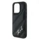 Husa pentru iPhone 15 Pro - Karl Lagerfeld Diagonal Quilted Script (KLHCP15LPQDSMGK) - Black Husa pentru iPhone 15 Pro - Karl Lagerfeld Diagonal Quilted Script (KLHCP15LPQDSMGK) - Black