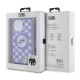 Husa pentru iPhone 15 Pro - Karl Lagerfeld IML Crossbody MagSafe (KLHMP15LHCKCKLCU) - Purple Monogram Karl&Choupette Head