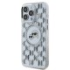 Husa pentru iPhone 15 Pro - Karl Lagerfeld IML MagSafe (KLHMP15LHMCKMHT) - Transparent Monogram Karl&Choupette Head