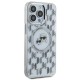 Husa pentru iPhone 15 Pro - Karl Lagerfeld IML MagSafe (KLHMP15LHMCKMHT) - Transparent Monogram Karl&Choupette Head