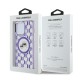 Husa pentru iPhone 15 Pro - Karl Lagerfeld IML MagSafe (KLHMP15LHMCKMHU) - Purple Monogram Karl&Choupette Head