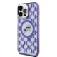 Husa pentru iPhone 15 Pro - Karl Lagerfeld IML MagSafe (KLHMP15LHMCKMHU) - Purple Monogram Karl&Choupette Head