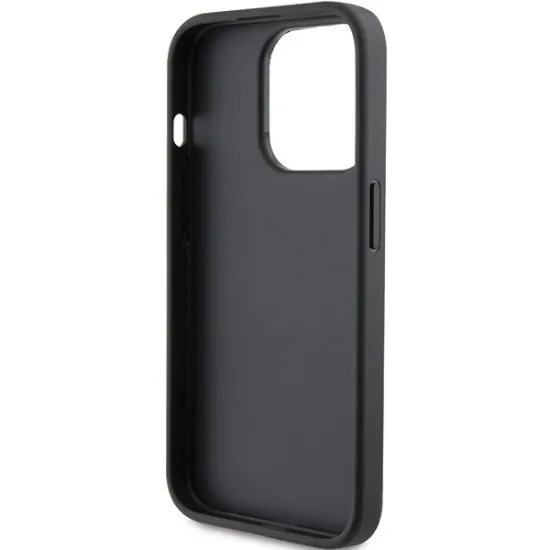 Husa pentru iPhone 15 Pro - Karl Lagerfeld Saffiano Cardslot (KLHCP15LSAPKCNPK) - Karl&Choupette Husa pentru iPhone 15 Pro - Karl Lagerfeld Saffiano Cardslot (KLHCP15LSAPKCNPK) - Karl&Choupette