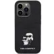 Husa pentru iPhone 15 Pro - Karl Lagerfeld Saffiano Cardslot (KLHCP15LSAPKCNPK) - Karl&Choupette Husa pentru iPhone 15 Pro - Karl Lagerfeld Saffiano Cardslot (KLHCP15LSAPKCNPK) - Karl&Choupette