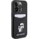 Husa pentru iPhone 15 Pro - Karl Lagerfeld Saffiano Cardslot (KLHCP15LSAPKCNPK) - Karl&Choupette Husa pentru iPhone 15 Pro - Karl Lagerfeld Saffiano Cardslot (KLHCP15LSAPKCNPK) - Karl&Choupette