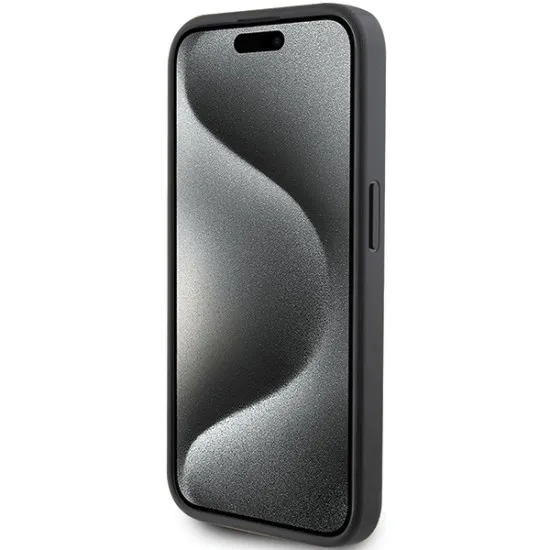 Husa pentru iPhone 15 Pro - Karl Lagerfeld Saffiano Cardslot (KLHCP15LSAPKCNPK) - Karl&Choupette Husa pentru iPhone 15 Pro - Karl Lagerfeld Saffiano Cardslot (KLHCP15LSAPKCNPK) - Karl&Choupette