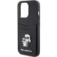 Husa pentru iPhone 15 Pro - Karl Lagerfeld Saffiano Cardslot (KLHCP15LSAPKCNPK) - Karl&Choupette Husa pentru iPhone 15 Pro - Karl Lagerfeld Saffiano Cardslot (KLHCP15LSAPKCNPK) - Karl&Choupette