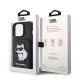 Husa pentru iPhone 15 Pro - Karl Lagerfeld Saffiano Cardslots and Stand (KLHCP15LSAKCNSCK) - Monogram Choupette Husa pentru iPhone 15 Pro - Karl Lagerfeld Saffiano Cardslots and Stand (KLHCP15LSAKCNSCK) - Monogram Choupette
