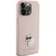 Husa pentru iPhone 15 Pro - Karl Lagerfeld Silicone (KLHCP15LSMHCNPP) - Pink Choupette Metal Pin Husa pentru iPhone 15 Pro - Karl Lagerfeld Silicone (KLHCP15LSMHCNPP) - Pink Choupette Metal Pin