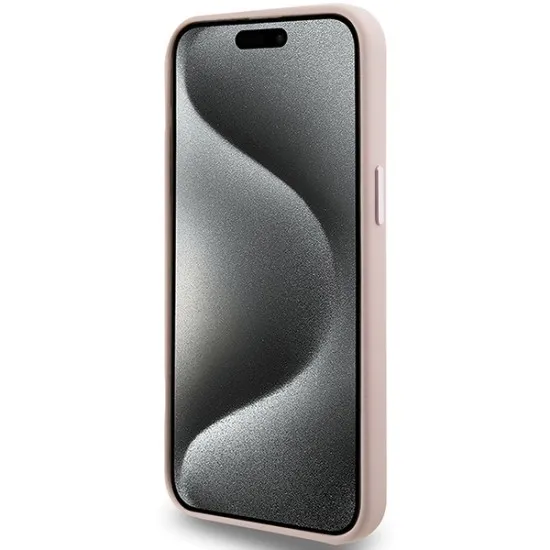 Husa pentru iPhone 15 Pro - Karl Lagerfeld Silicone (KLHCP15LSMHCNPP) - Pink Choupette Metal Pin Husa pentru iPhone 15 Pro - Karl Lagerfeld Silicone (KLHCP15LSMHCNPP) - Pink Choupette Metal Pin