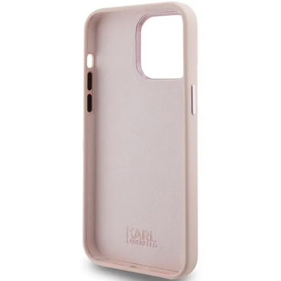 Husa pentru iPhone 15 Pro - Karl Lagerfeld Silicone (KLHCP15LSMHCNPP) - Pink Choupette Metal Pin Husa pentru iPhone 15 Pro - Karl Lagerfeld Silicone (KLHCP15LSMHCNPP) - Pink Choupette Metal Pin
