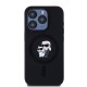 Husa pentru iPhone 15 Pro - Karl Lagerfeld Silicone MagSafe (KLHMP15LSCMKCRHK) - Karl&Choupette