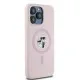 Husa pentru iPhone 15 Pro - Karl Lagerfeld Silicone MagSafe (KLHMP15LSCMKCRHP) - Pink Karl&Choupette Husa pentru iPhone 15 Pro - Karl Lagerfeld Silicone MagSafe (KLHMP15LSCMKCRHP) - Pink Karl&Choupette