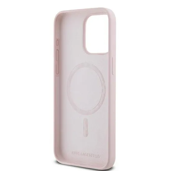 Husa pentru iPhone 15 Pro - Karl Lagerfeld Silicone MagSafe (KLHMP15LSCMKCRHP) - Pink Karl&Choupette Husa pentru iPhone 15 Pro - Karl Lagerfeld Silicone MagSafe (KLHMP15LSCMKCRHP) - Pink Karl&Choupette