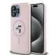 Husa pentru iPhone 15 Pro - Karl Lagerfeld Silicone MagSafe (KLHMP15LSCMKCRHP) - Pink Karl&Choupette Husa pentru iPhone 15 Pro - Karl Lagerfeld Silicone MagSafe (KLHMP15LSCMKCRHP) - Pink Karl&Choupette