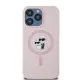 Husa pentru iPhone 15 Pro - Karl Lagerfeld Silicone MagSafe (KLHMP15LSCMKCRHP) - Pink Karl&Choupette Husa pentru iPhone 15 Pro - Karl Lagerfeld Silicone MagSafe (KLHMP15LSCMKCRHP) - Pink Karl&Choupette