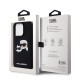 Husa pentru iPhone 15 Pro - Karl Lagerfeld Silicone MagSafe (KLHMP15LSKCHPPLK) - Karl&Choupette Head