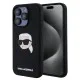Husa pentru iPhone 15 Pro - Karl Lagerfeld Silicone MagSafe (KLHMP15LSKHPPLK) - Karl`s Head Husa pentru iPhone 15 Pro - Karl Lagerfeld Silicone MagSafe (KLHMP15LSKHPPLK) - Karl`s Head