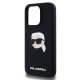 Husa pentru iPhone 15 Pro - Karl Lagerfeld Silicone MagSafe (KLHMP15LSKHPPLK) - Karl`s Head Husa pentru iPhone 15 Pro - Karl Lagerfeld Silicone MagSafe (KLHMP15LSKHPPLK) - Karl`s Head