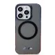 Husa pentru iPhone 15 Pro Max - BMW Hardcase Gradient Bumper MagSafe (BMHMP15XHTGE) - Grey