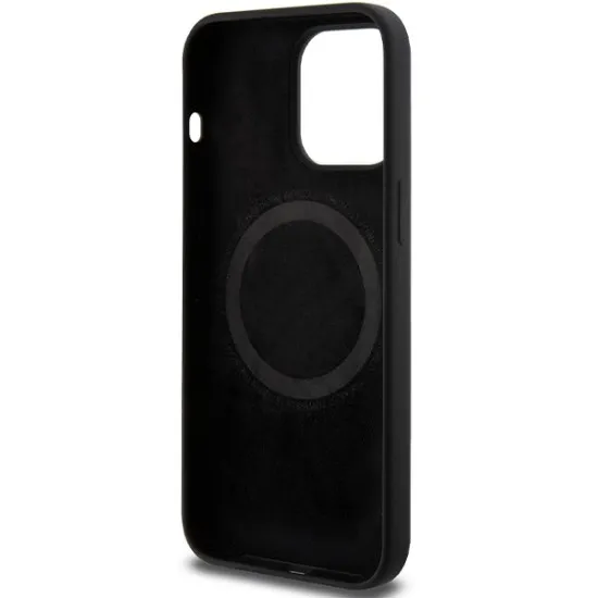 Husa pentru iPhone 15 Pro Max - BMW Hardcase M Silicone Pattern MagSafe (BMHMP15X22SMPK) - Black Husa pentru iPhone 15 Pro Max - BMW Hardcase M Silicone Pattern MagSafe (BMHMP15X22SMPK) - Black