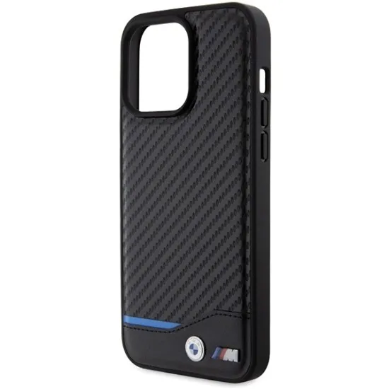 Husa pentru iPhone 15 Pro Max - BMW Leather Carbon (BMHCP15X22NBCK) - Black Husa pentru iPhone 15 Pro Max - BMW Leather Carbon (BMHCP15X22NBCK) - Black