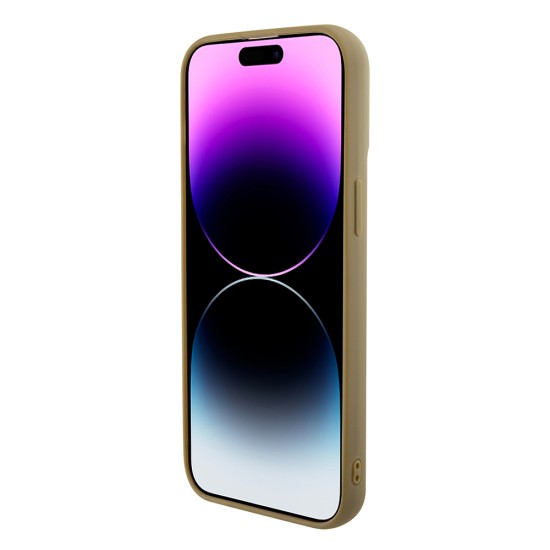 Husa pentru iPhone 15 Pro Max - Disco Metal Script (GUHCP15XPMSDGSD) - Gold