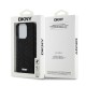 Husa pentru iPhone 15 Pro Max - DKNY Hardcase 3D Rubber Repeat Pattern (DKHCP15X3DRPWK) - Black