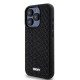 Husa pentru iPhone 15 Pro Max - DKNY Hardcase 3D Rubber Repeat Pattern (DKHCP15X3DRPWK) - Black