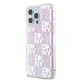 Husa pentru iPhone 15 Pro Max - DKNY Hardcase Liquid Glitter Multilogo (DKHCP15XLCPEPP) - Pink