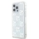 Husa pentru iPhone 15 Pro Max - DKNY Hardcase Liquid Glitter Multilogo (DKHCP15XLCPEPT) - White