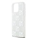 Husa pentru iPhone 15 Pro Max - DKNY Hardcase Liquid Glitter Multilogo (DKHCP15XLCPEPT) - White