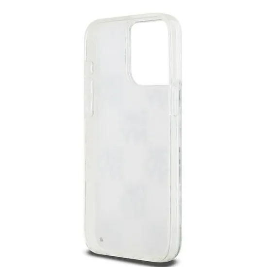 Husa pentru iPhone 15 Pro Max - DKNY Hardcase Liquid Glitter Multilogo (DKHCP15XLCPEPT) - White Husa pentru iPhone 15 Pro Max - DKNY Hardcase Liquid Glitter Multilogo (DKHCP15XLCPEPT) - White