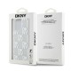 Husa pentru iPhone 15 Pro Max - DKNY Hardcase Liquid Glitter Multilogo (DKHCP15XLCPEPT) - White