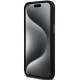 Husa pentru iPhone 15 Pro Max - DKNY Hardcase Liquid Silicone Metal Logo (DKHCP15XSMCBSK) - Black