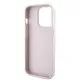 Husa pentru iPhone 15 Pro Max - Guess Crossbody 4G Metal Logo (GUHCP15XP4TDSCPP) - Pink