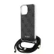 Husa pentru iPhone 15 Pro Max - Guess Crossbody Cord 4G Print (GUHCP15XHC4SEK) - Black Husa pentru iPhone 15 Pro Max - Guess Crossbody Cord 4G Print (GUHCP15XHC4SEK) - Black
