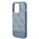 Husa pentru iPhone 15 Pro Max - Guess Hardcase 4G Stripe Collection (GUHCP15XG4GLBL) - Blue