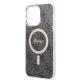 Husa pentru iPhone 15 Pro Max - Guess IML 4G MagSafe (GUHMP15XH4STK) - Black Husa pentru iPhone 15 Pro Max - Guess IML 4G MagSafe (GUHMP15XH4STK) - Black