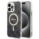 Husa pentru iPhone 15 Pro Max - Guess IML 4G MagSafe (GUHMP15XH4STK) - Black Husa pentru iPhone 15 Pro Max - Guess IML 4G MagSafe (GUHMP15XH4STK) - Black
