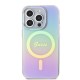 Husa pentru iPhone 15 Pro Max - Guess IML Iridescent MagSafe (GUHMP15XHITSU) - Purple