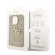 Husa pentru iPhone 15 Pro Max - Guess Leather Perforated 4G (GUHCP15XPSP4LGD) - Gold