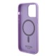 Husa pentru iPhone 15 Pro Max - Guess Saffiano MagSafe (GUHMP15XPSAHMCU) - Purple