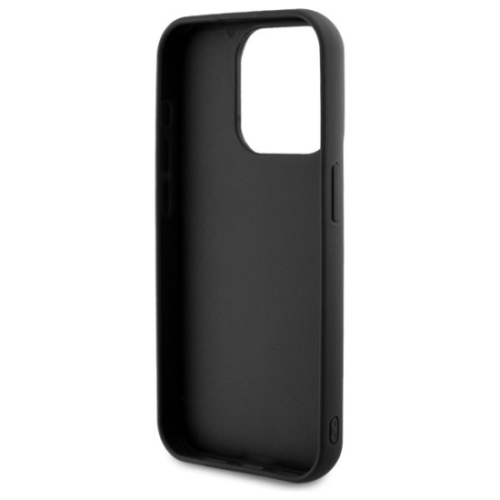 Husa pentru iPhone 15 Pro Max - Karl Lagerfeld 3D Design (KLHCP15X3DRKSDLK) - Rubber Signature